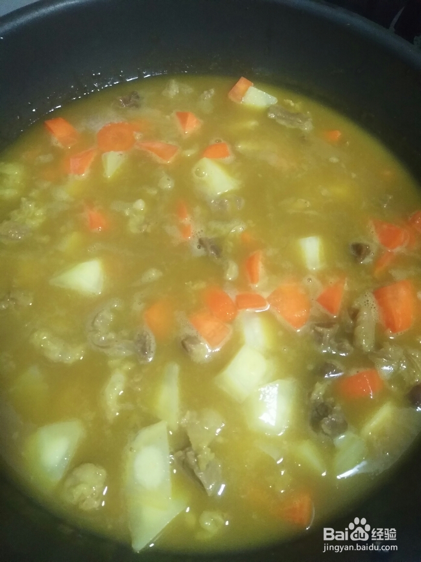 美食教学之土豆咖喱炖牛腩!