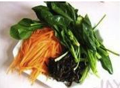 韩式拌杂菜制作过程