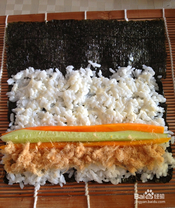 家庭简易版----寿司(紫菜包饭）