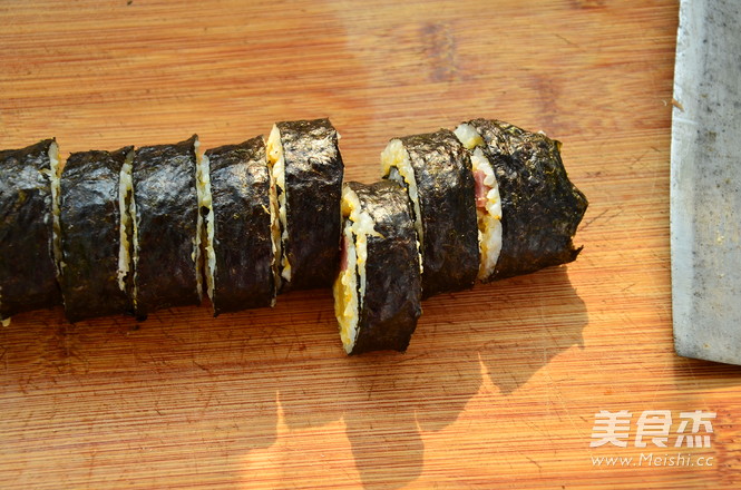 火腿寿司的做法