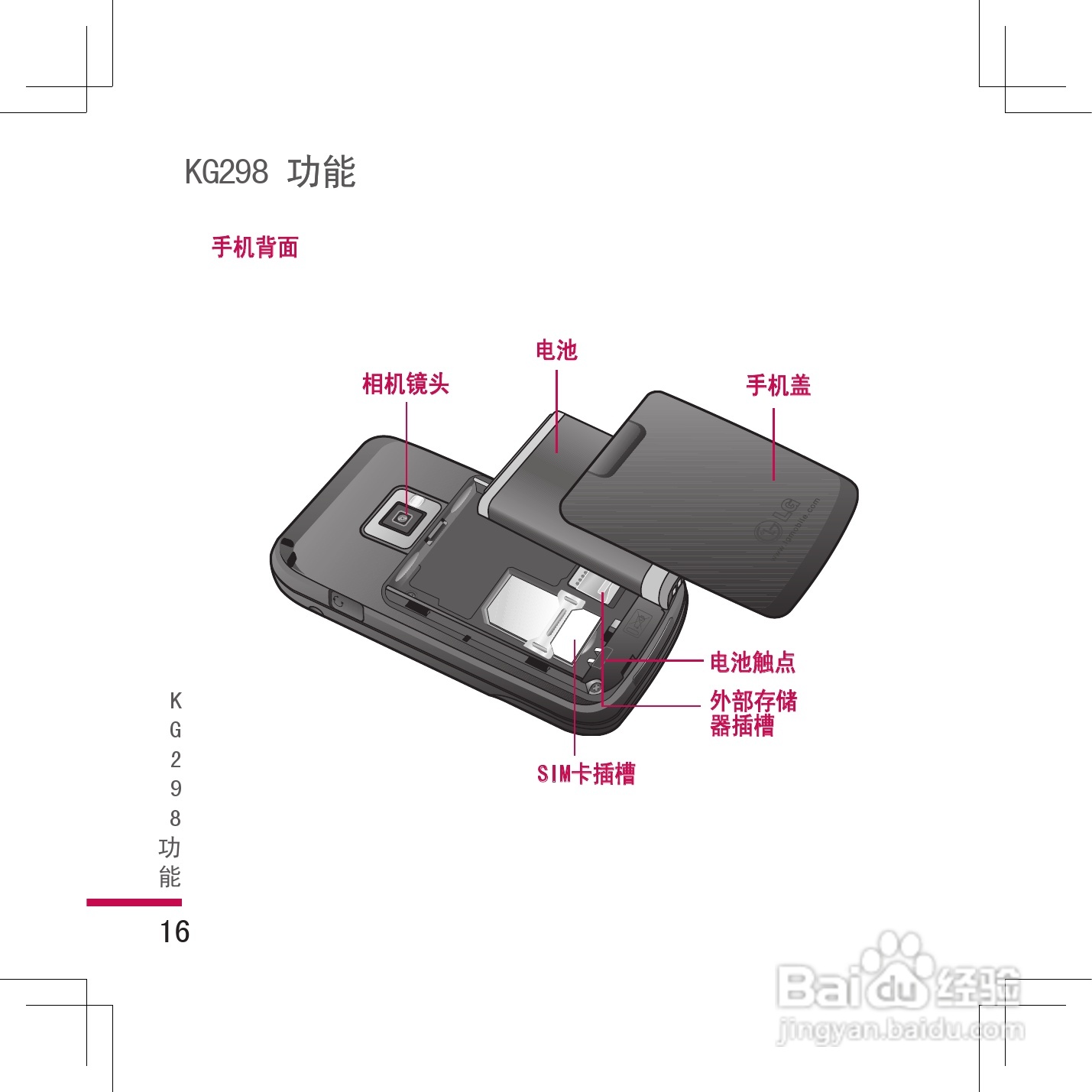 乐金手机KG298型使用说明书:[2]