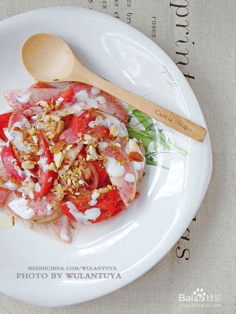 如何制作水蜜桃沙拉