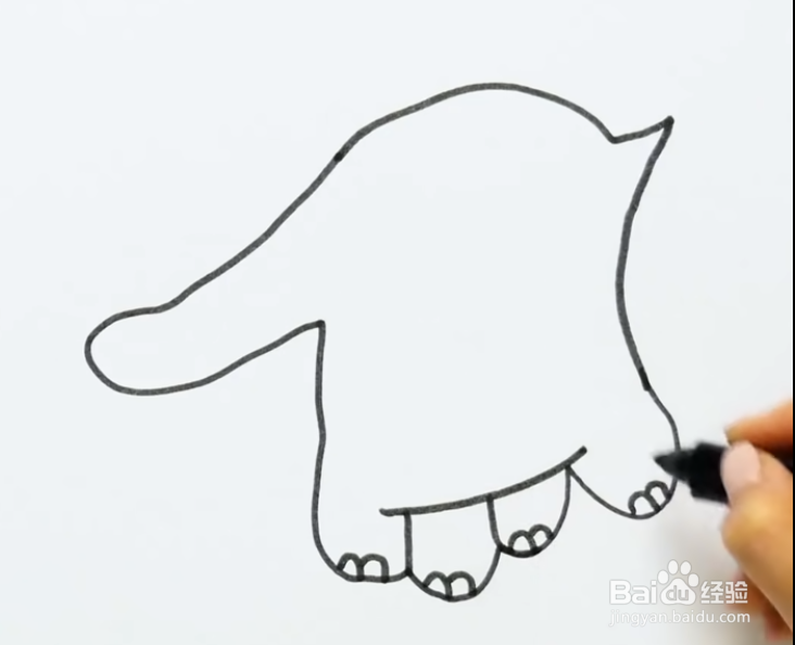 手掌画系列——如何用手掌画大象