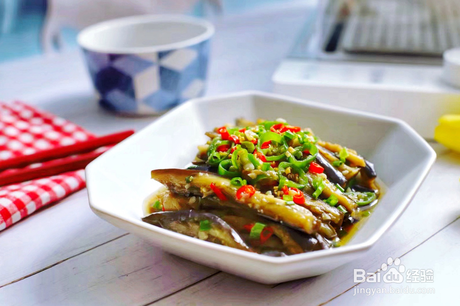 凉拌手撕茄子的做法