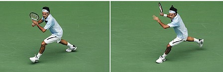 图解罗杰•费德勒的正手动作技巧