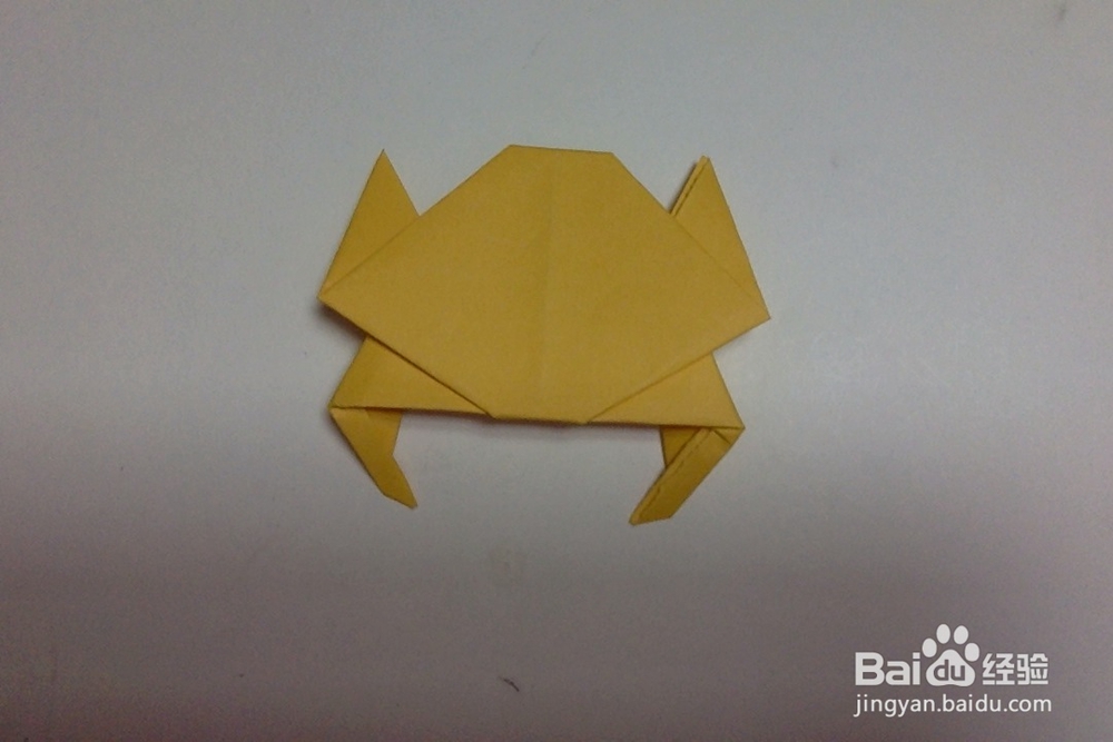 小螃蟹怎么折手工折纸儿童简单折纸幼儿园脑开发