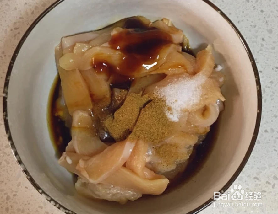 雪花鸡柳做法