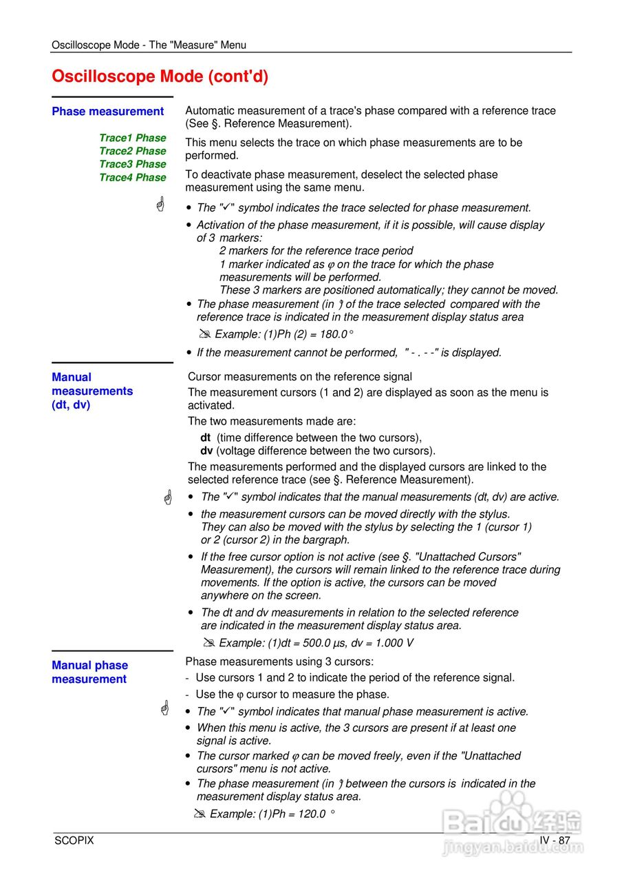 OX7204便携式数字存储示波器用户手册:[9]