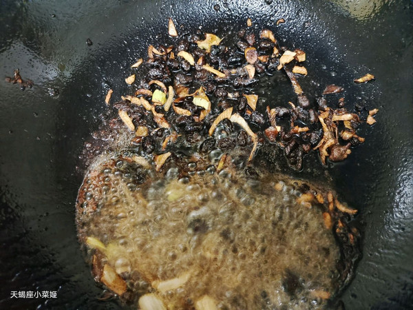 豆豉鲮鱼油麦菜