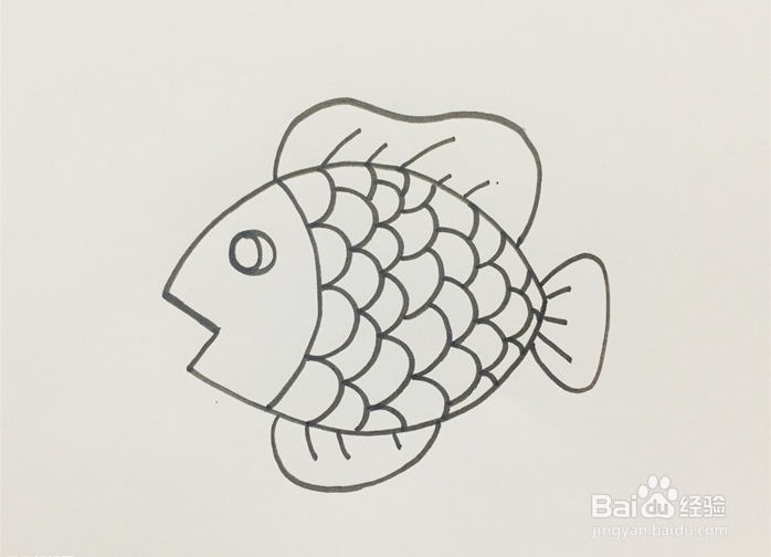 鱼鳞应该怎么画