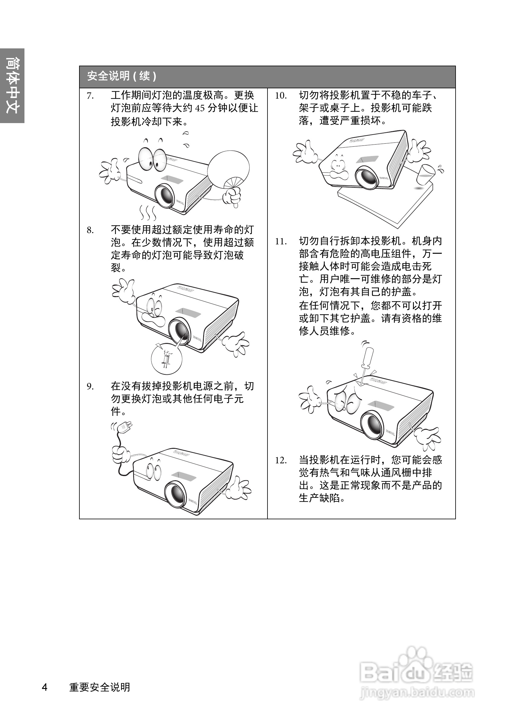 明基W600+投影机使用说明书:[1]