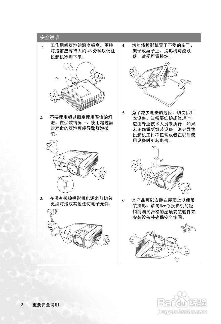 明基PB2255投影机使用说明书:[1]