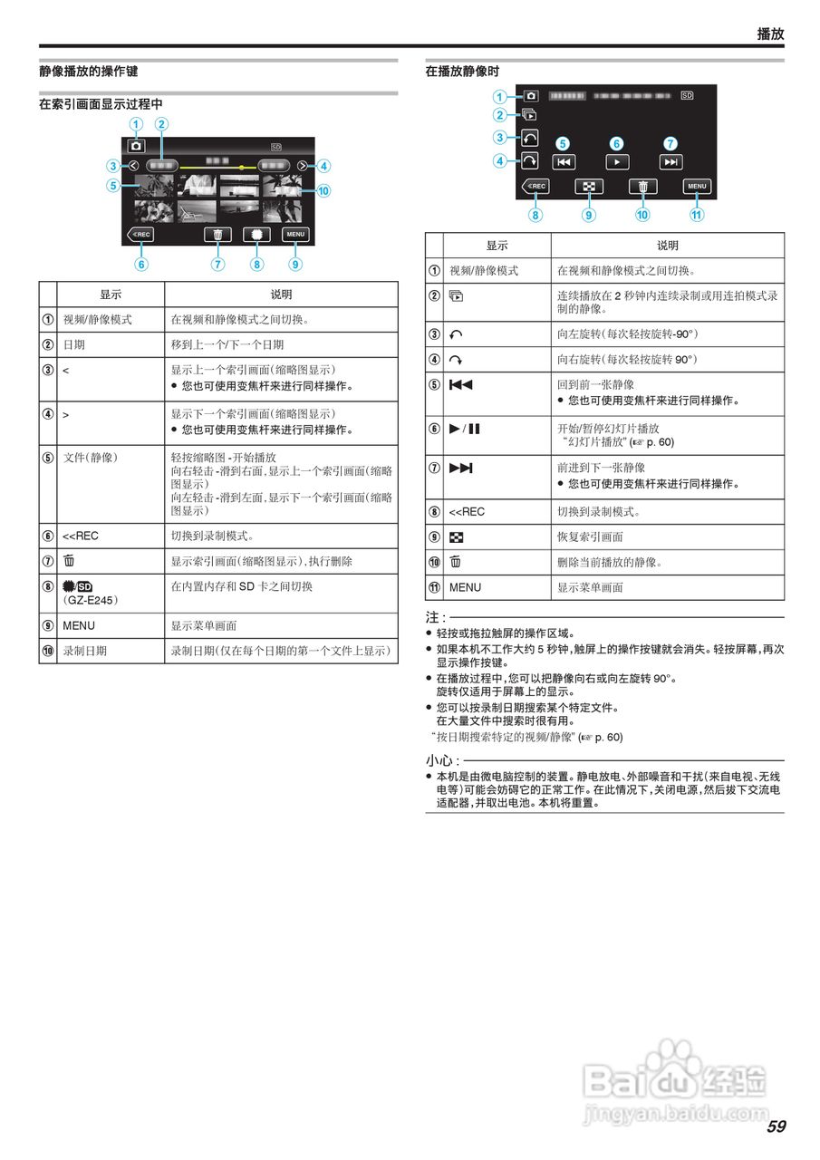 JVC GZ-E208型数码摄像机使用说明书:[6]