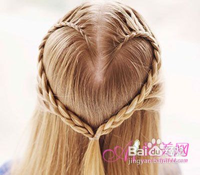 女童发型绑扎方法教程