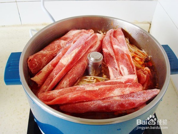 麻辣金针肥牛的做法