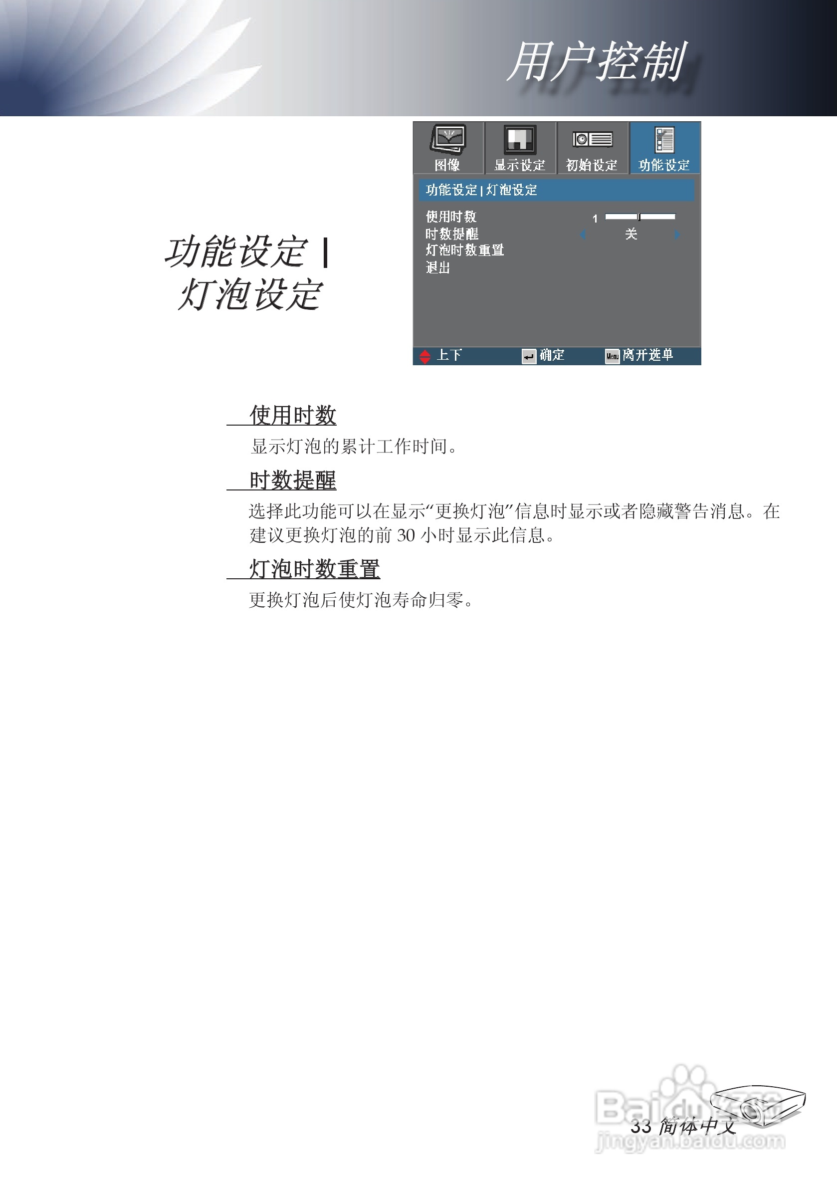 奥图码 EP1690投影机说明书:[4]