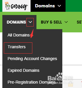 如何将域名转移到Godaddy