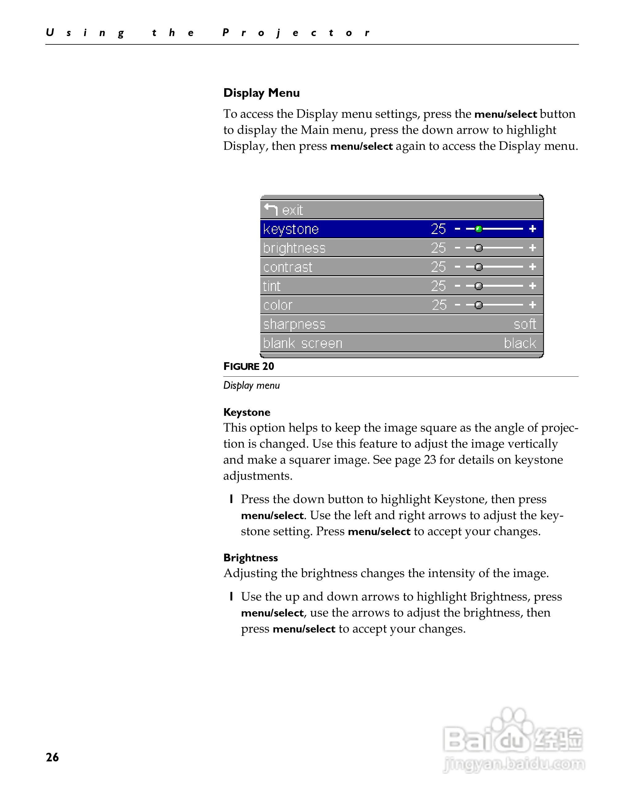 富可视 LP500投影机说明书:[4]