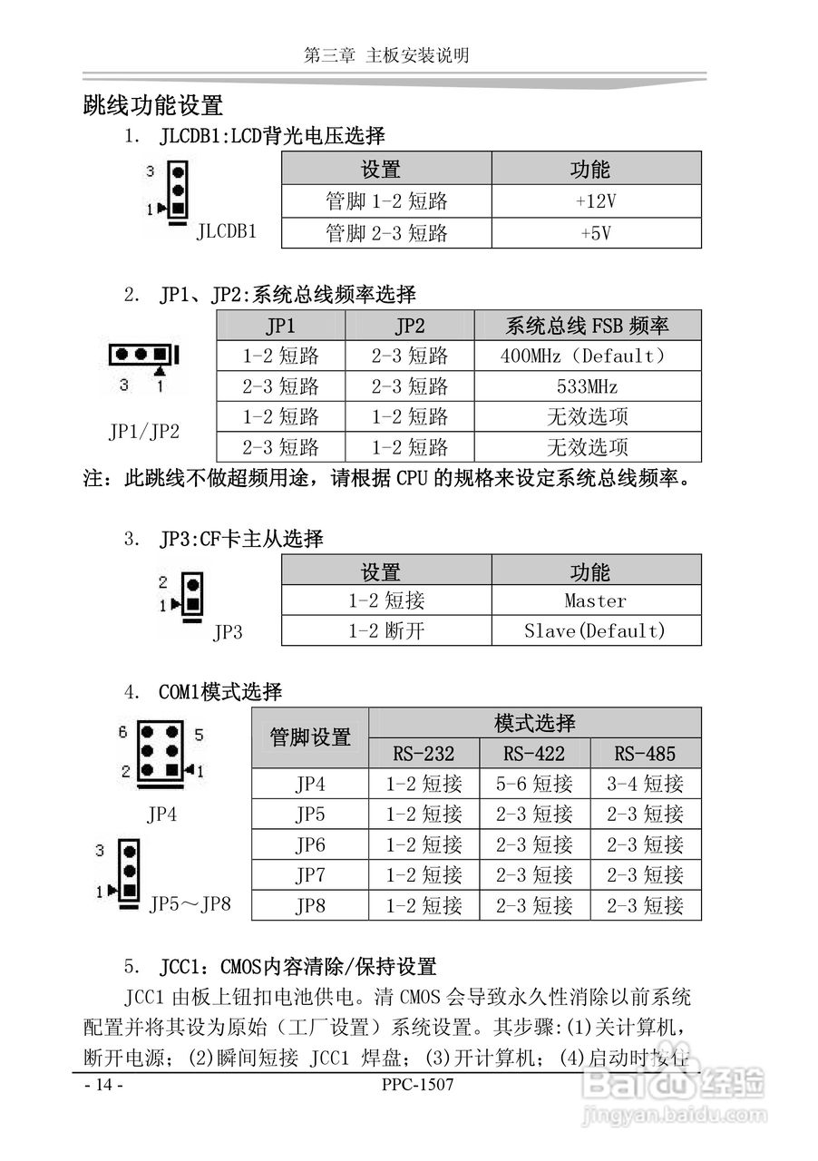 研祥PPC-1507工业平板电脑中英文说明书:[7]