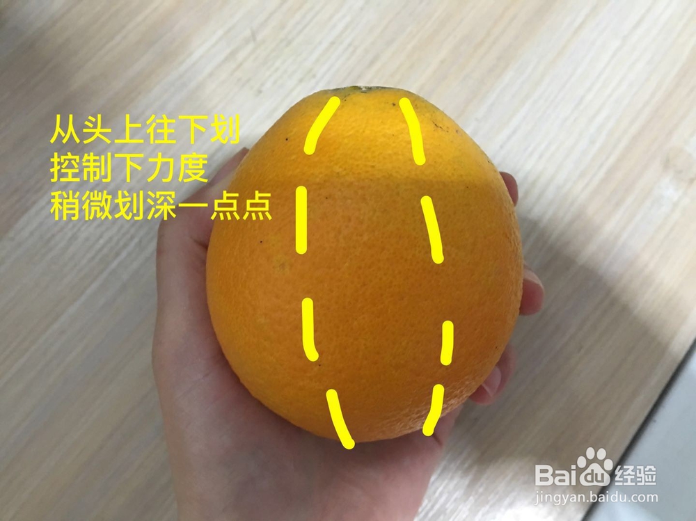 如何快速轻松的剥开橙皮?