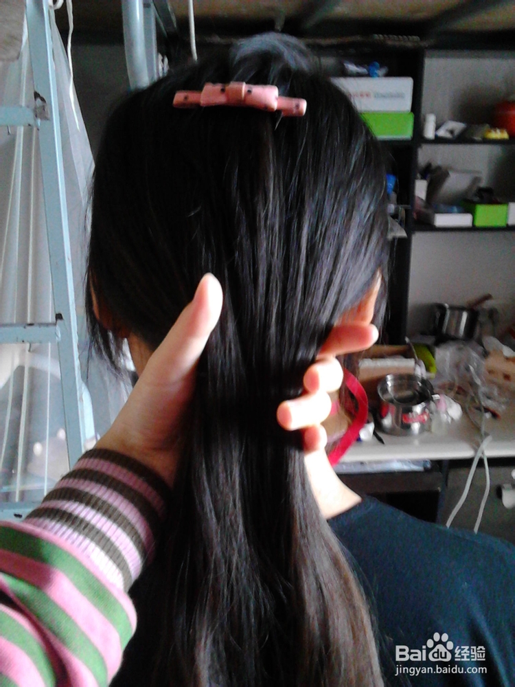 簪子盘头发的方法图解