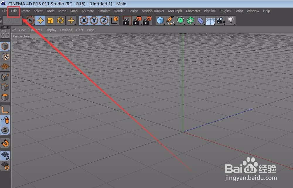C4D R18怎么切换为中文版界面