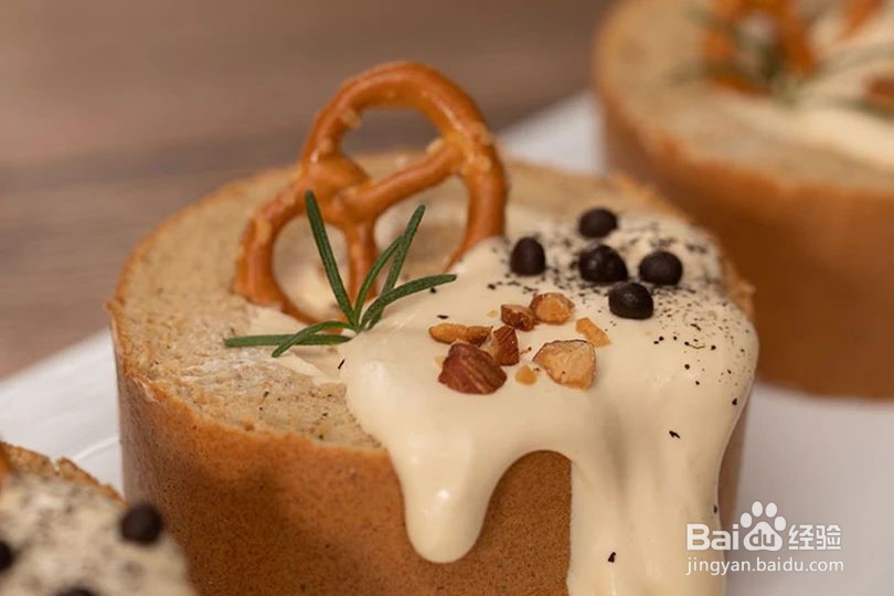 焦糖红茶海盐蛋糕卷