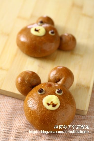 巧克力小熊面包