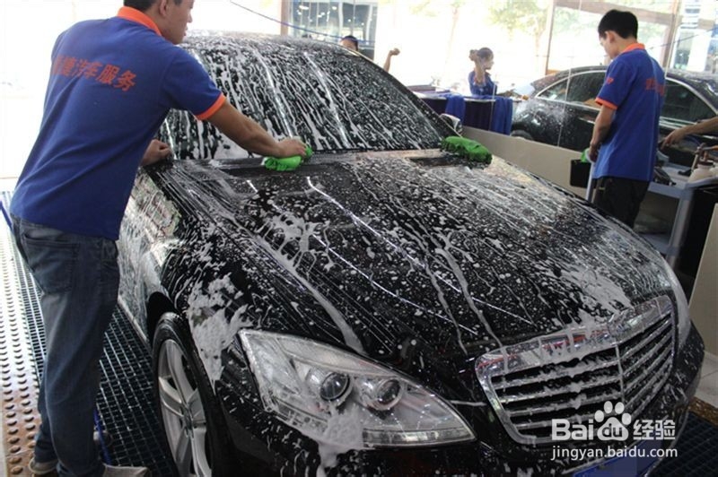 汽车漆面保养 奔驰S 全车镀晶