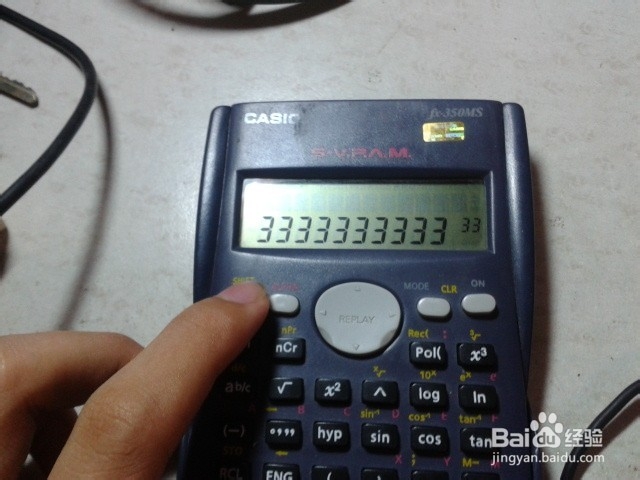 卡西欧计算器如何检查按键是否全部完好