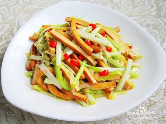 蚝油韭黄炒香干