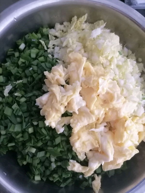 韭菜白菜鸡蛋饺子