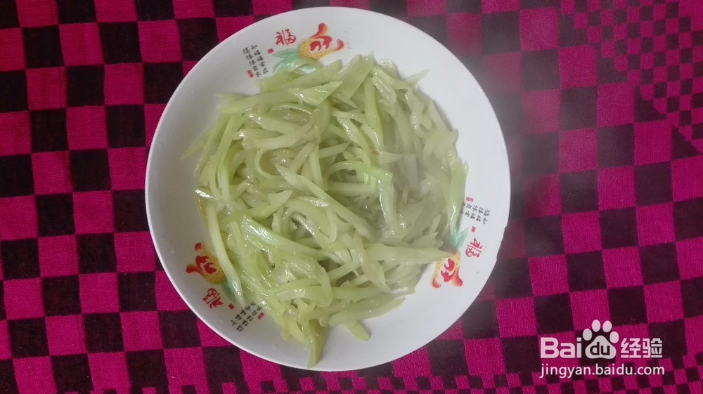 怎样素炒莴笋?