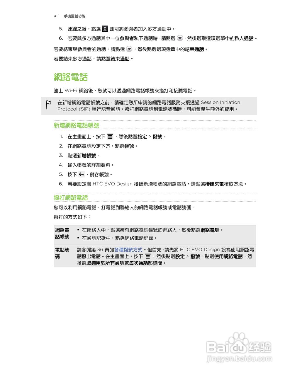 HTC(多普达) HTC EVO Design手机说明书:[5]