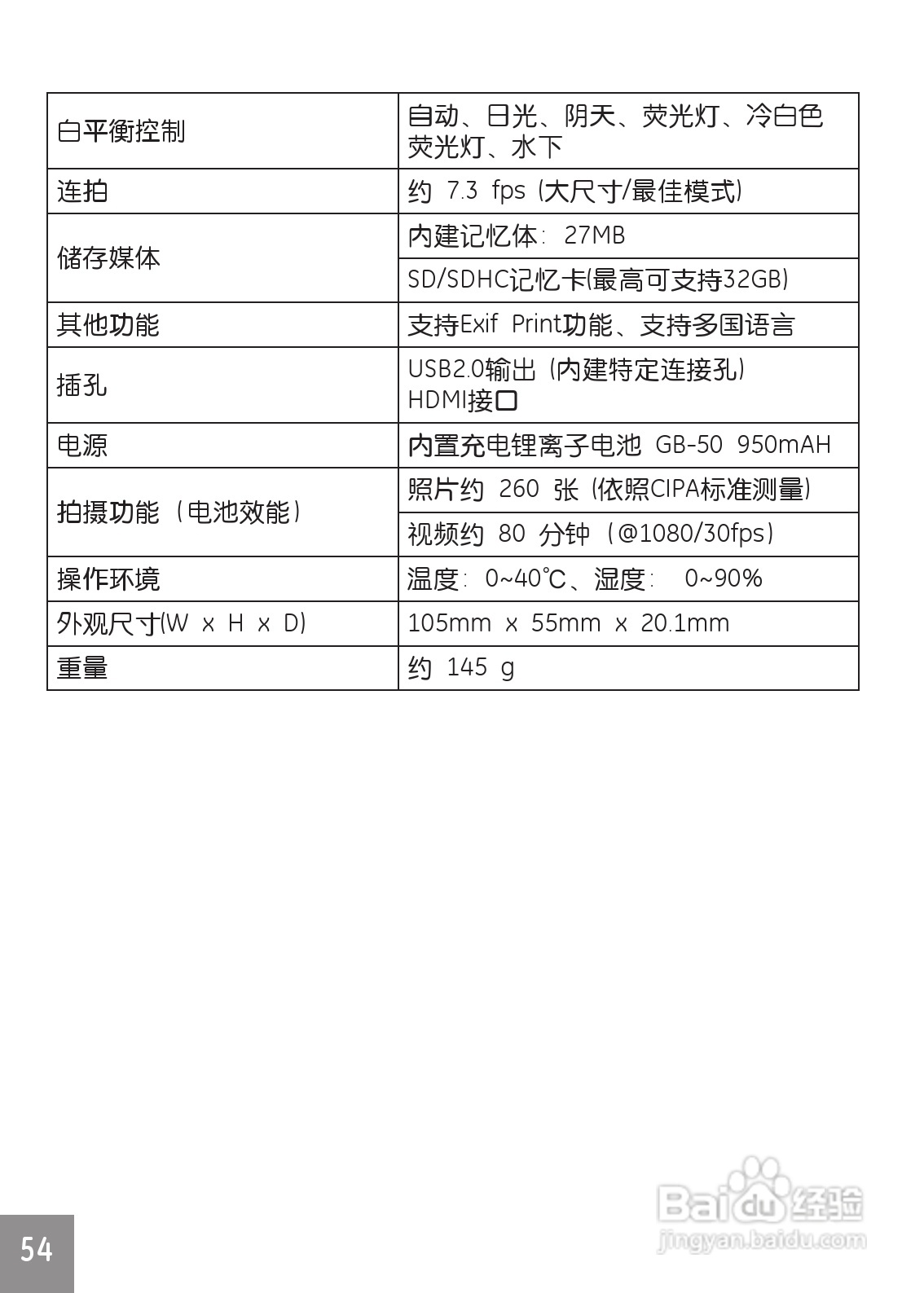 GE通用DV1数码相机说明书:[6]