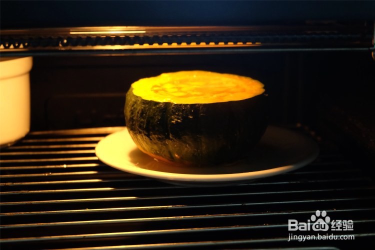 南瓜米饭盅的做法