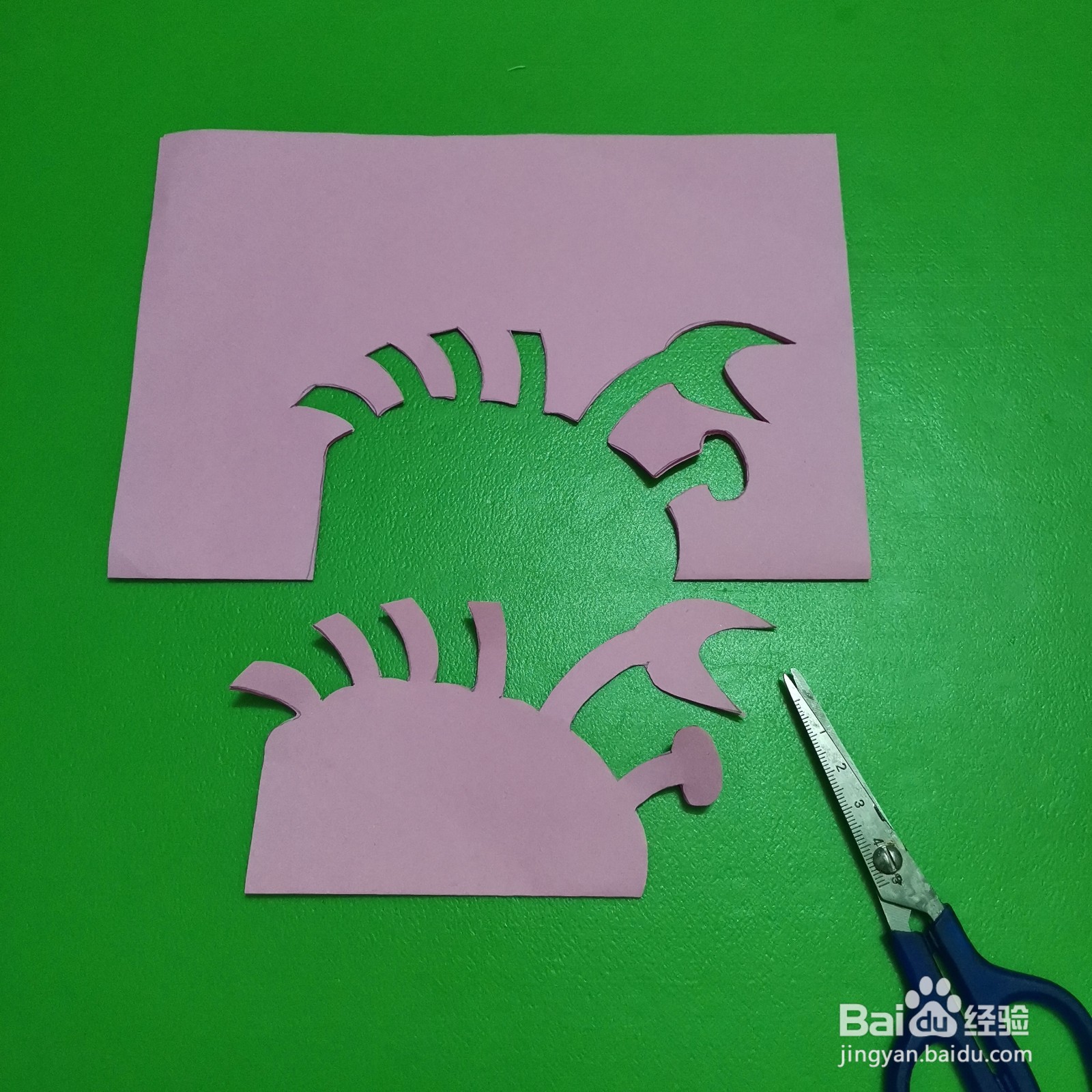 螃蟹的手工剪纸