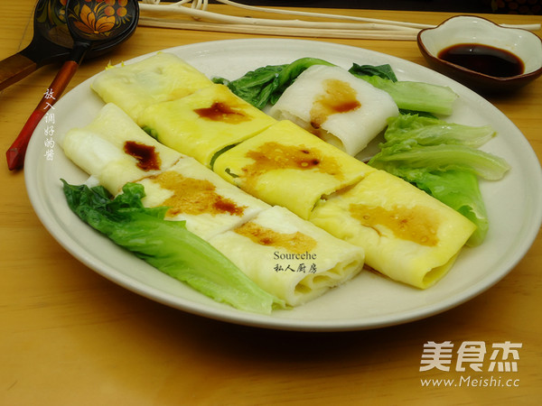 鸡蛋肠粉的做法