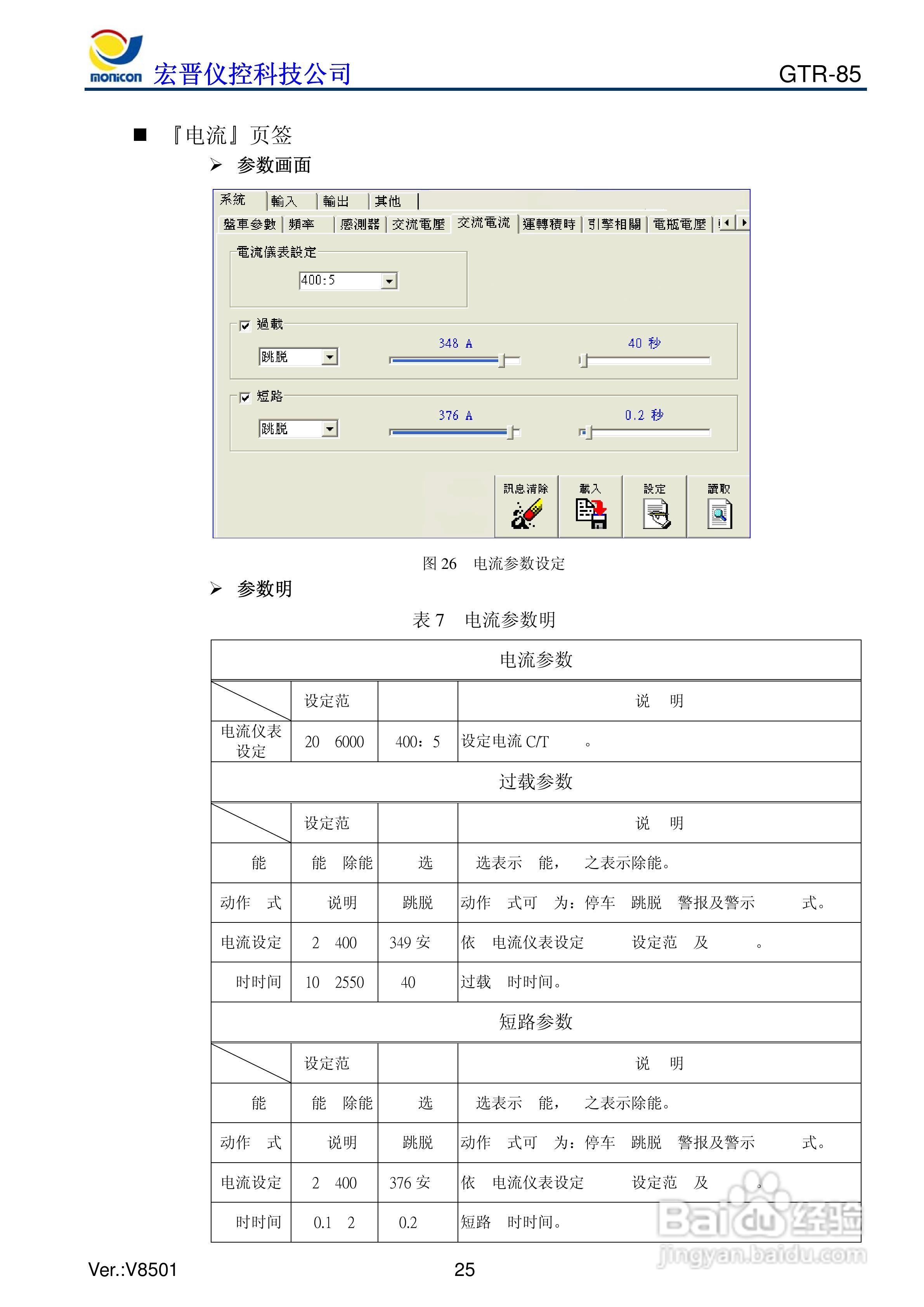 GTR-85发电机控制器说明书:[3]