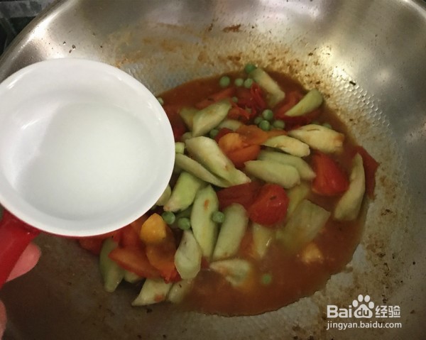 番茄炒丝瓜的做法
