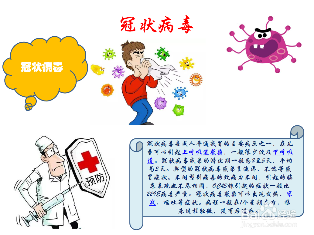 冠状病毒手抄报