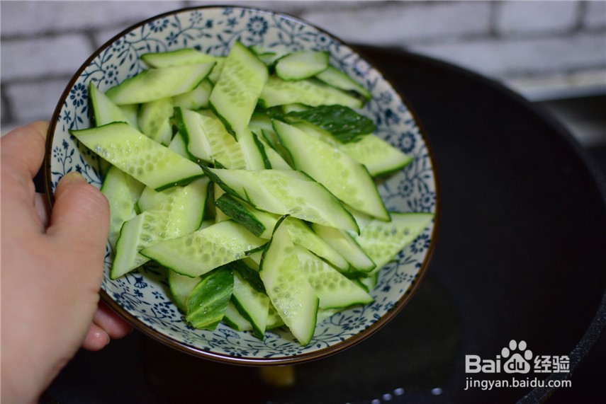 带你做黄瓜炒豆皮