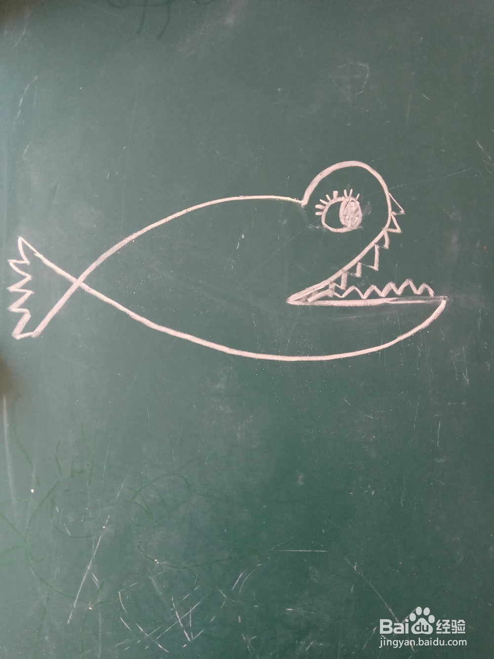 怎样用数字2来画简笔画鲨鱼