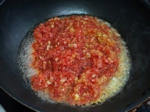 番茄虾滑下饭菜