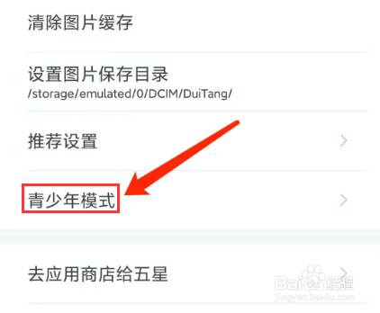 堆糖app怎样开启青少年模式