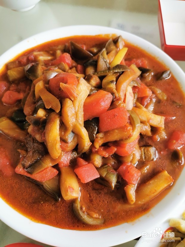 番茄茄子的做法