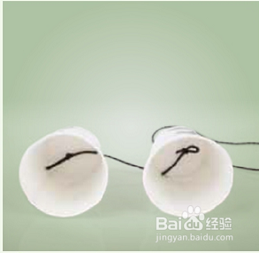 两个纸杯变话筒