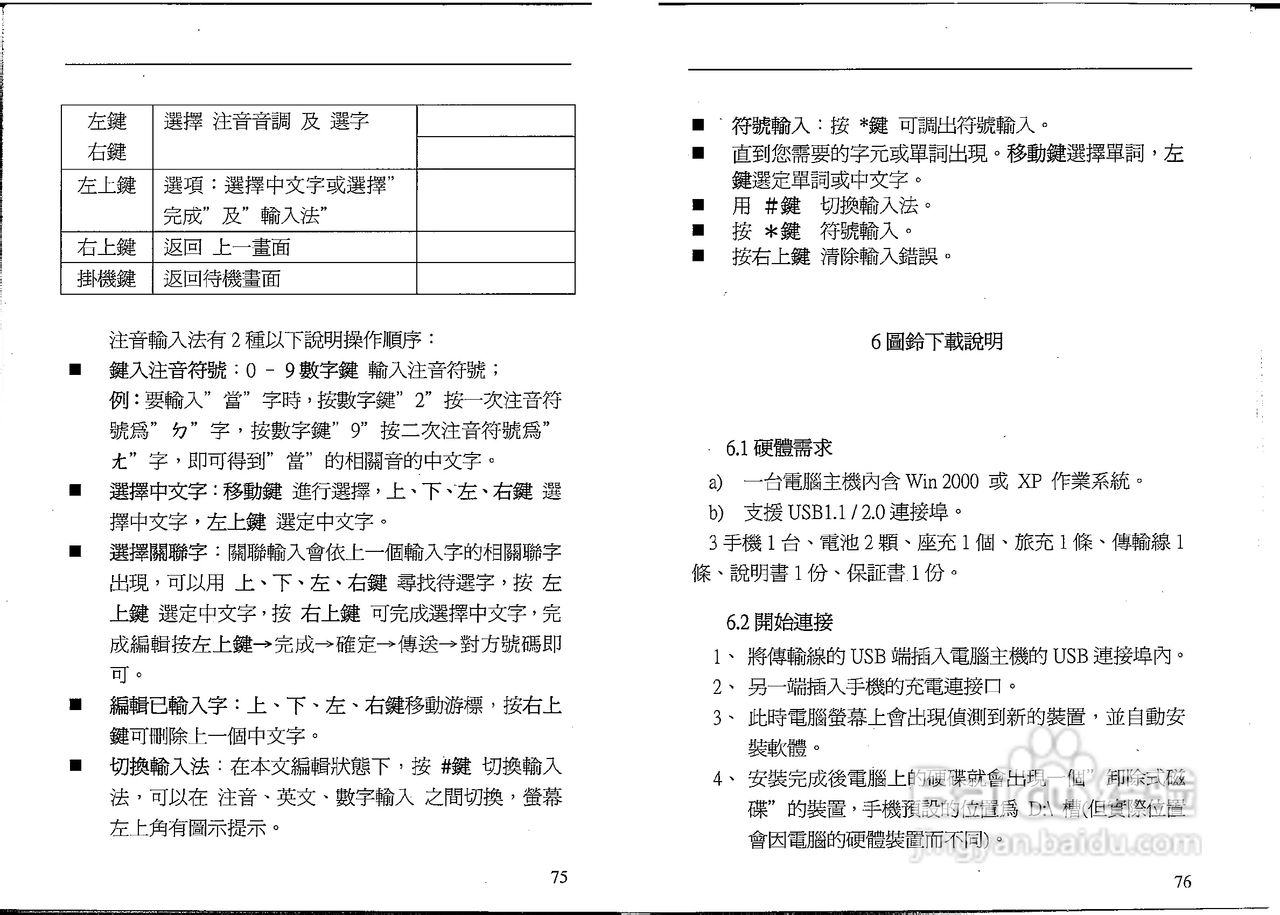 声宝GK-801型手机说明书:[4]