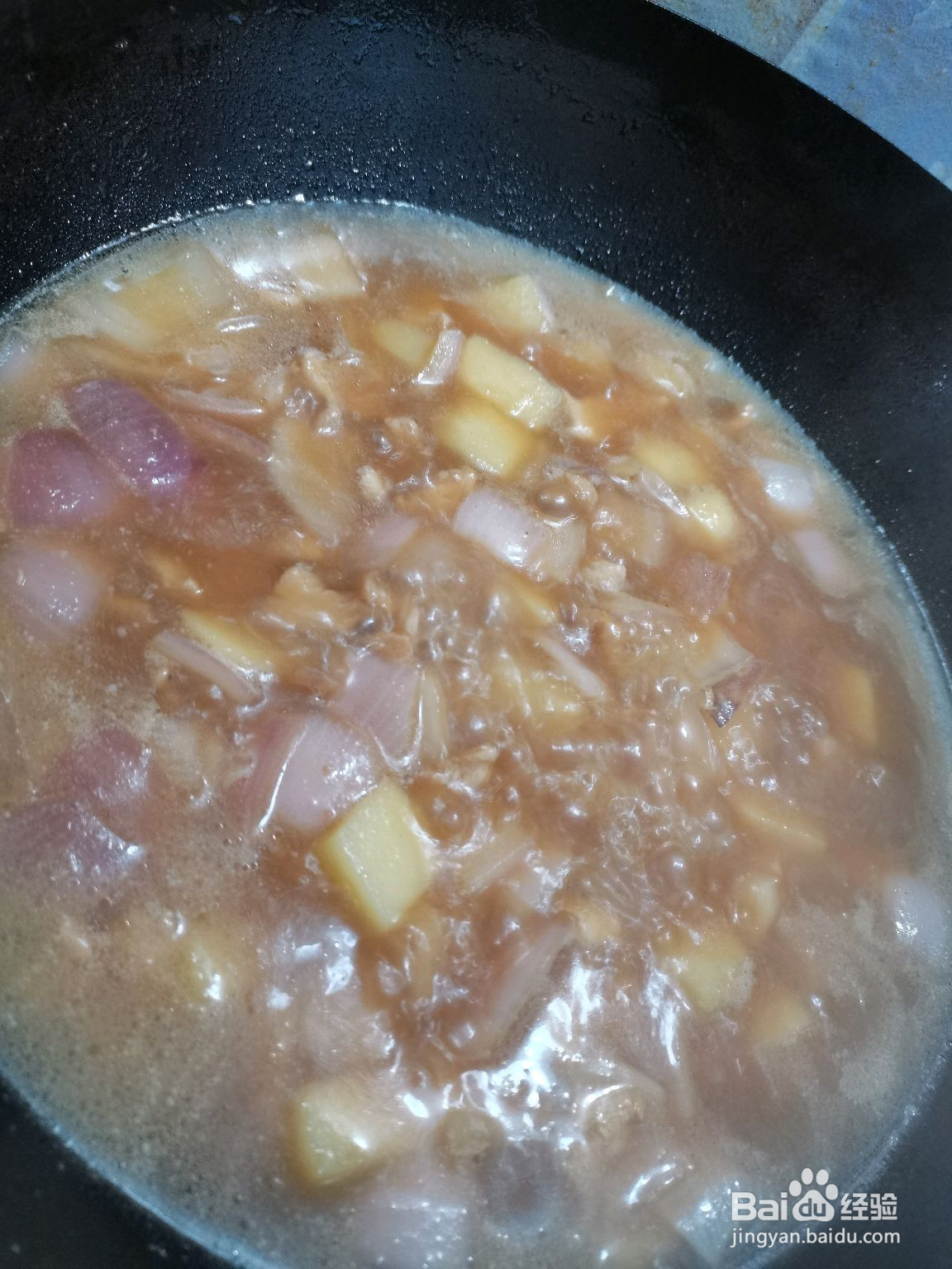 土豆鸡肉盖饭的做法