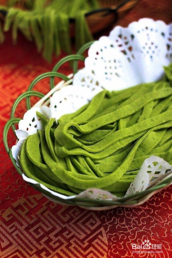 芹菜手擀面的制作方法
